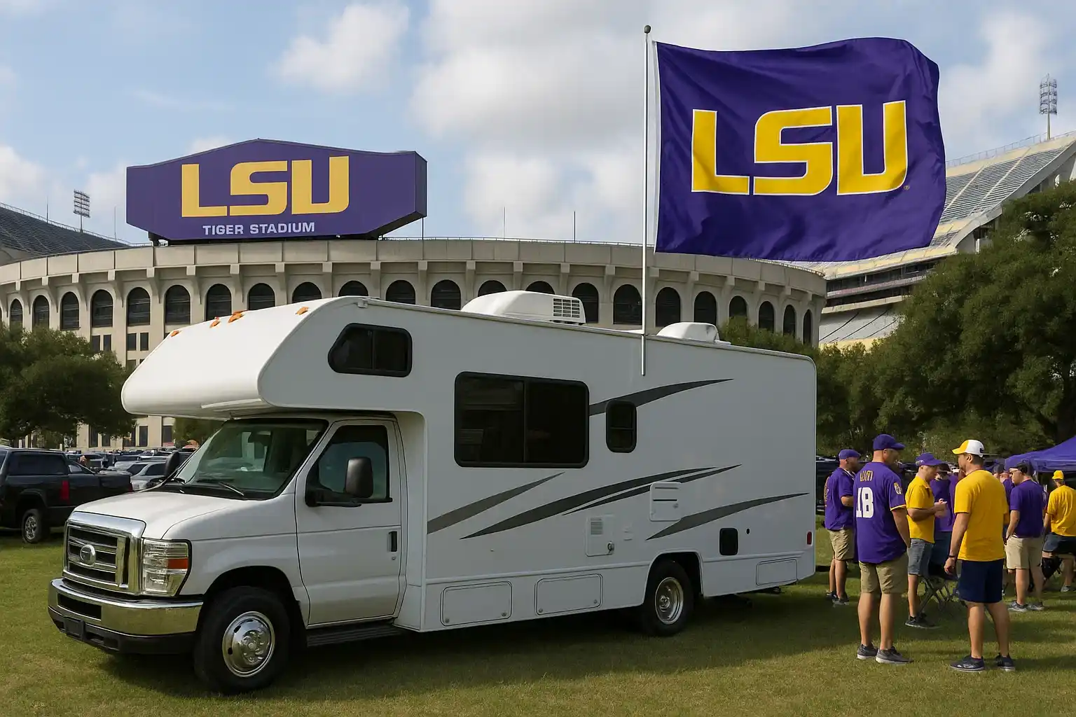 RV Rental Baton Rouge for LSU Game Day